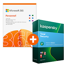 Pack Microsoft 365 Personnel + Kaspersky Total Security