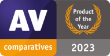 AV Comparatives Product of The Year 2023